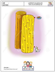 anaokulları için Labirent Bulmaca